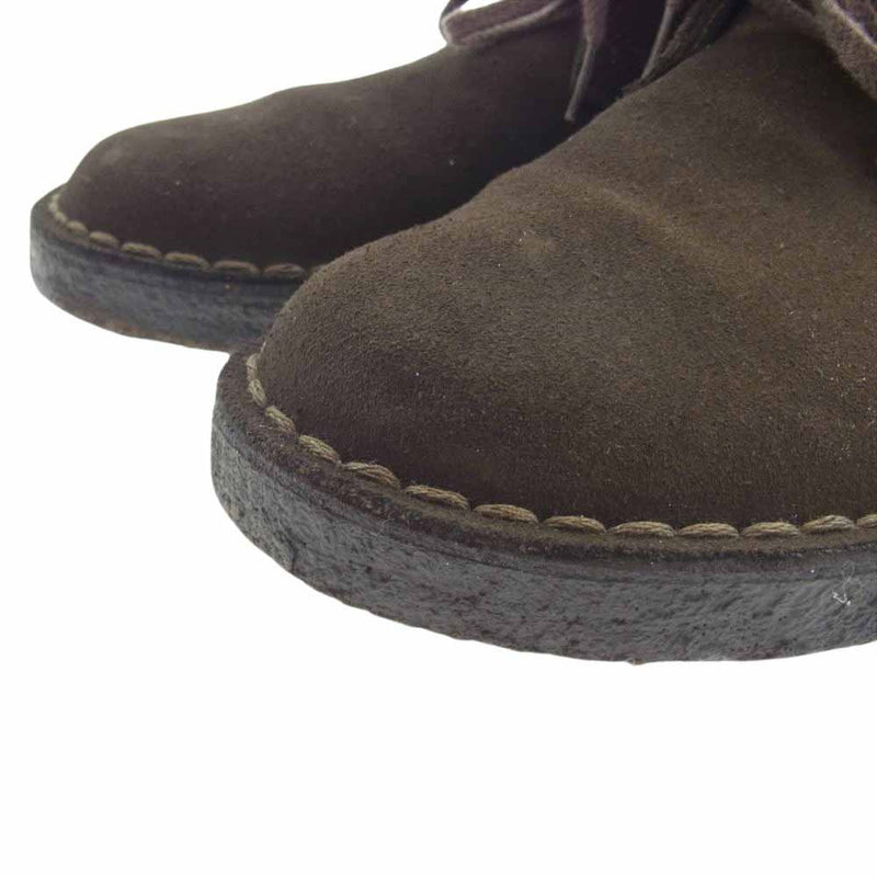 Clarks クラークス 13292 スエード デザート ブーツ ブラウン系 US7 1/2【中古】