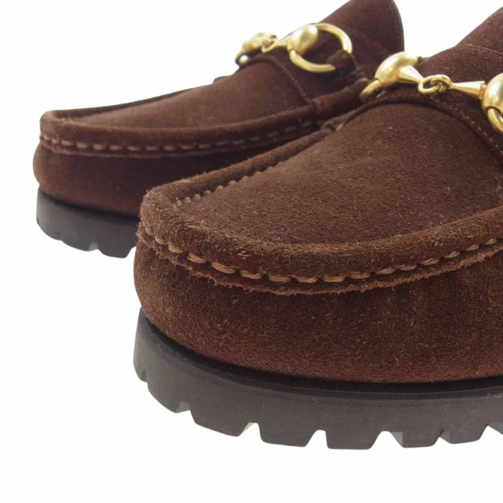 REGAL リーガル スエード ビット ローファー ブラウン系 25【中古】