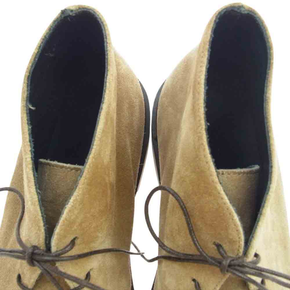 LARDINI ラルディーニ スエード チャッカ ブーツ ライトブラウン系 40 6【中古】