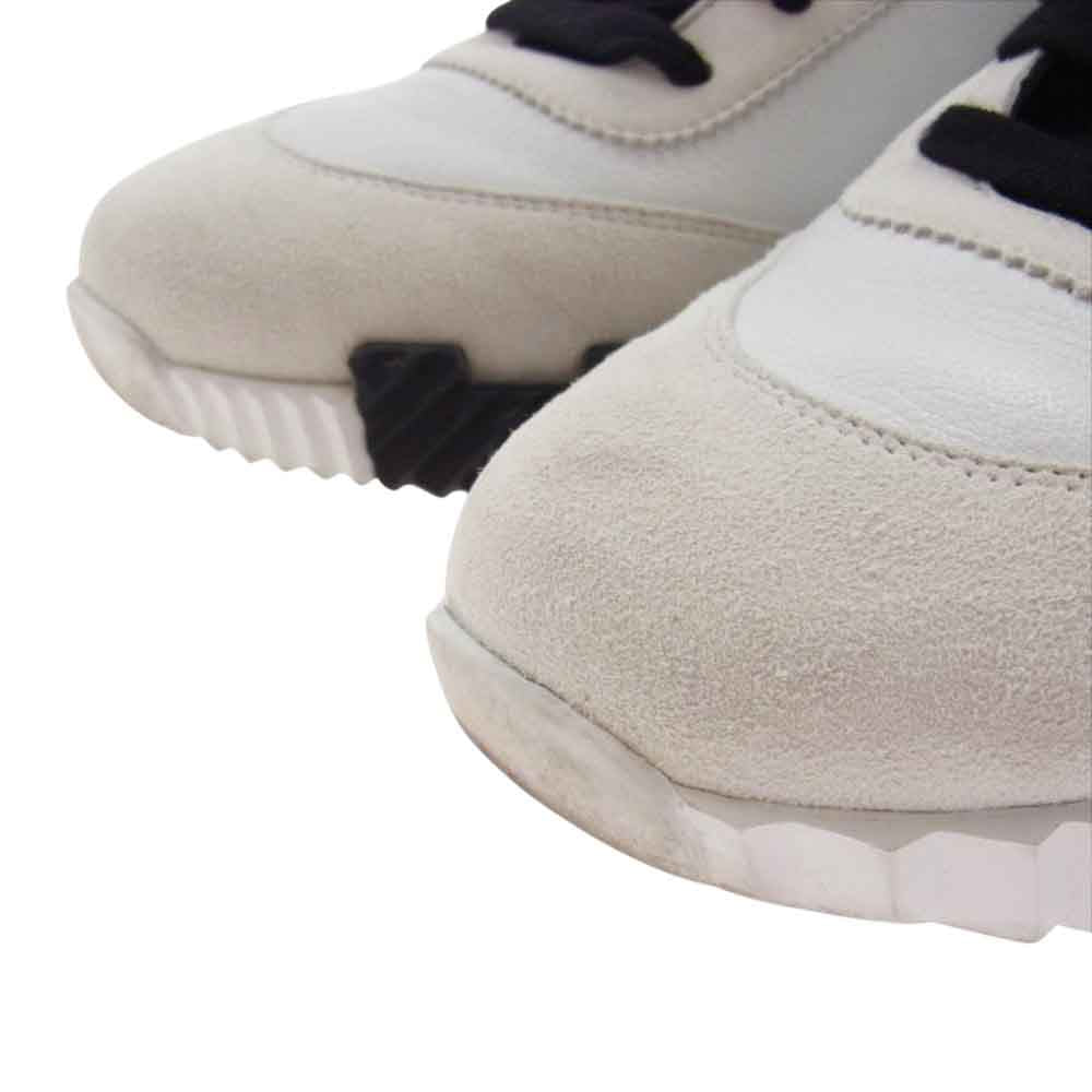 HERMES エルメス BOUNCING バウンシング ロゴ スニーカー ホワイト系 37.5【中古】