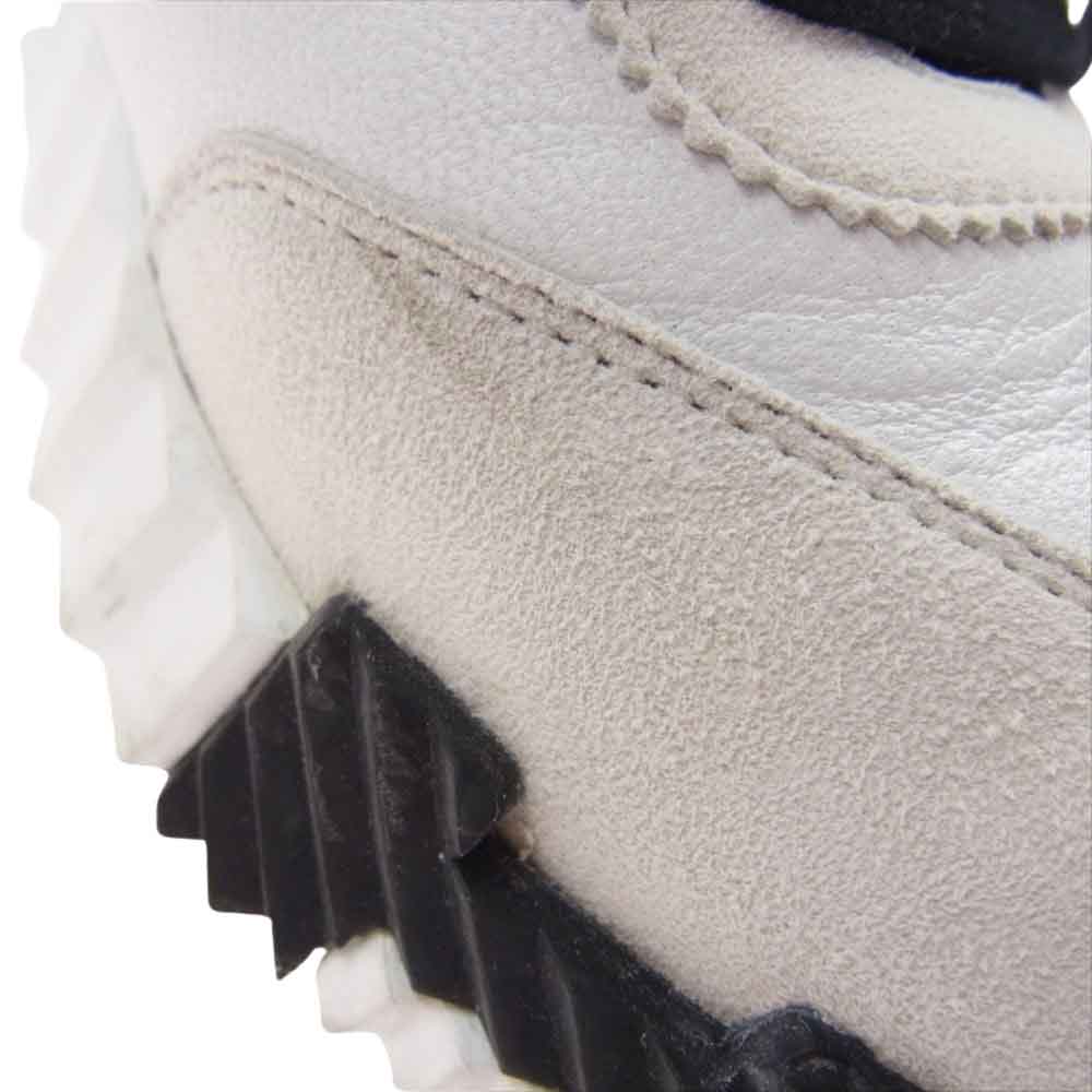 HERMES エルメス BOUNCING バウンシング ロゴ スニーカー ホワイト系 37.5【中古】