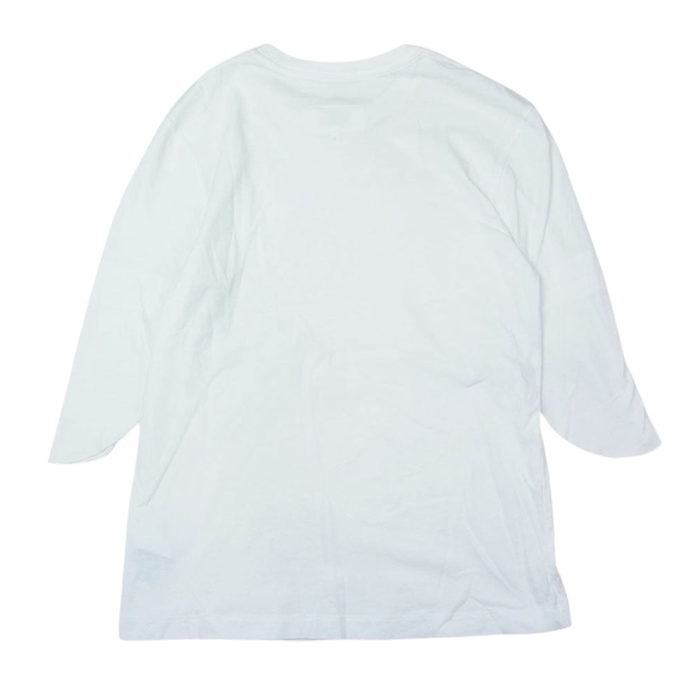 MAISON MARGIELA メゾンマルジェラ MM6 エムエムシックス S32GC0445 S22937 16AW アーム変形 カットソー 半袖 Tシャツ ホワイト系 M【中古】