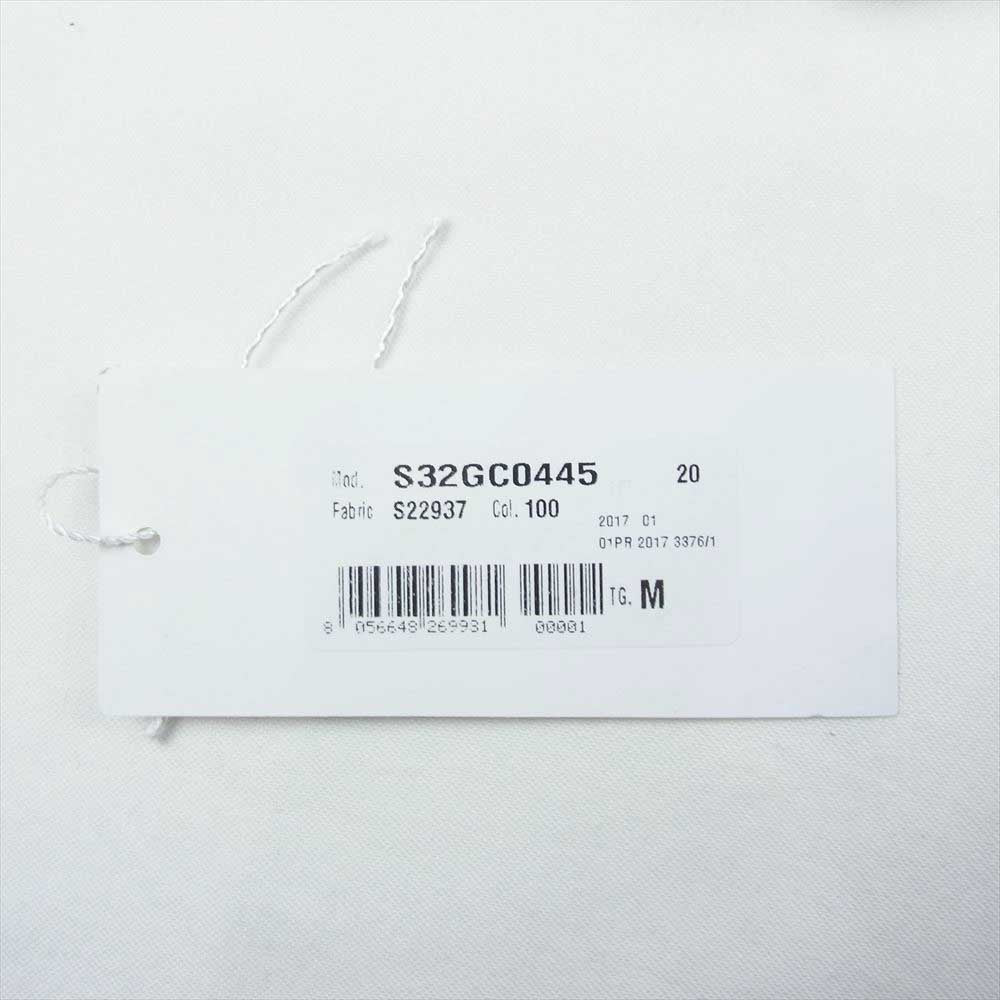 MAISON MARGIELA メゾンマルジェラ MM6 エムエムシックス S32GC0445 S22937 16AW アーム変形 カットソー 半袖 Tシャツ ホワイト系 M【中古】