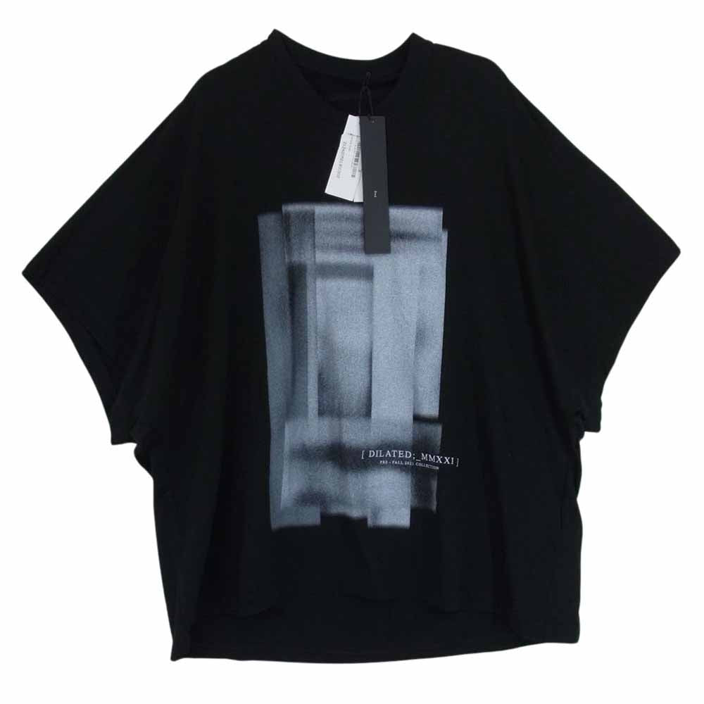 JULIUS ユリウス 21AW 747CUM8 CO RY JERSEY ショートスリーブ ジャージー カットソー 半袖 Tシャツ ブラック系 3【中古】