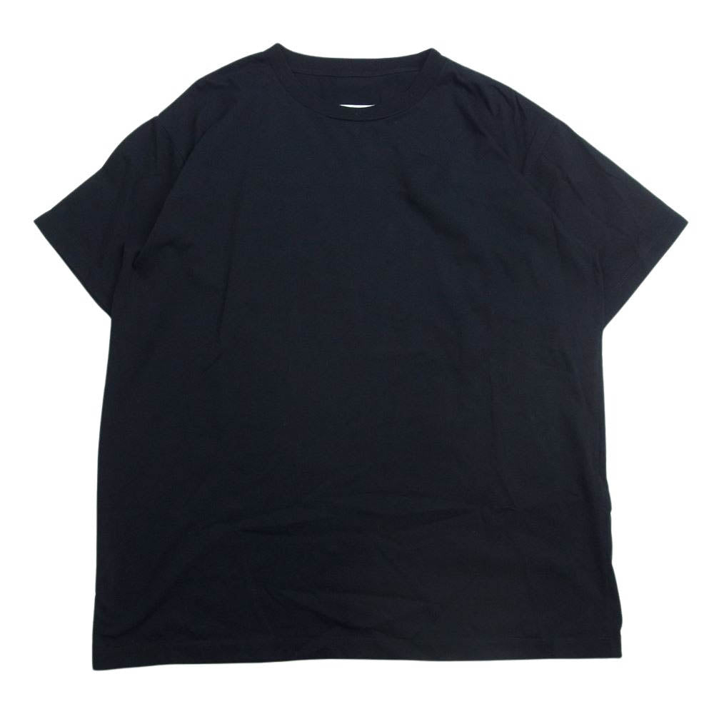 MAISON MARGIELA メゾンマルジェラ MM6 エムエムシックス S52GC0150 S23588 バックアーカイブロゴプリント オーバーサイズ 半袖 Tシャツ ブラック ブラック系 S【中古】