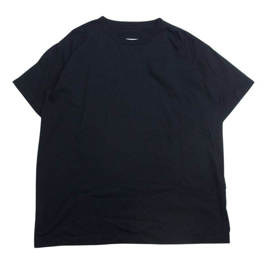 MAISON MARGIELA メゾンマルジェラ MM6 エムエムシックス S52GC0150 S23588 バックアーカイブロゴプリント オーバーサイズ 半袖 Tシャツ ブラック ブラック系 S【中古】