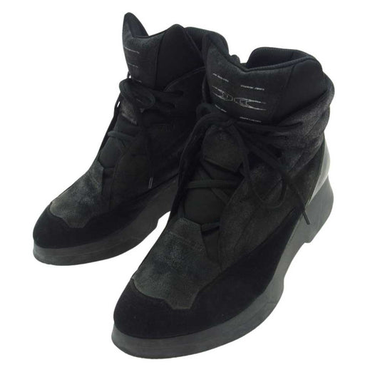 JULIUS ユリウス 16AW 557FWM1-BK SO-COATED CLOTH コーテッドクロス ハイテク スニーカー オールブラック ブラック系 1【中古】