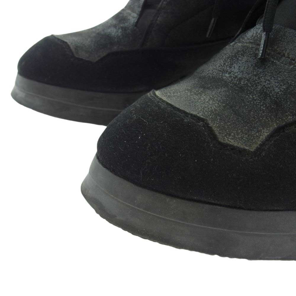 JULIUS ユリウス 16AW 557FWM1-BK SO-COATED CLOTH コーテッドクロス ハイテク スニーカー オールブラック ブラック系 1【中古】