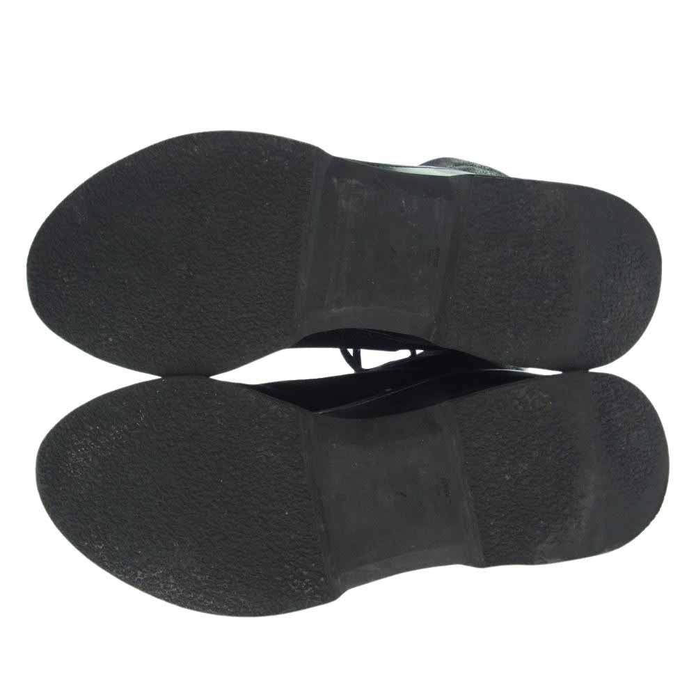 JULIUS ユリウス 16AW 557FWM1-BK SO-COATED CLOTH コーテッドクロス ハイテク スニーカー オールブラック ブラック系 1【中古】