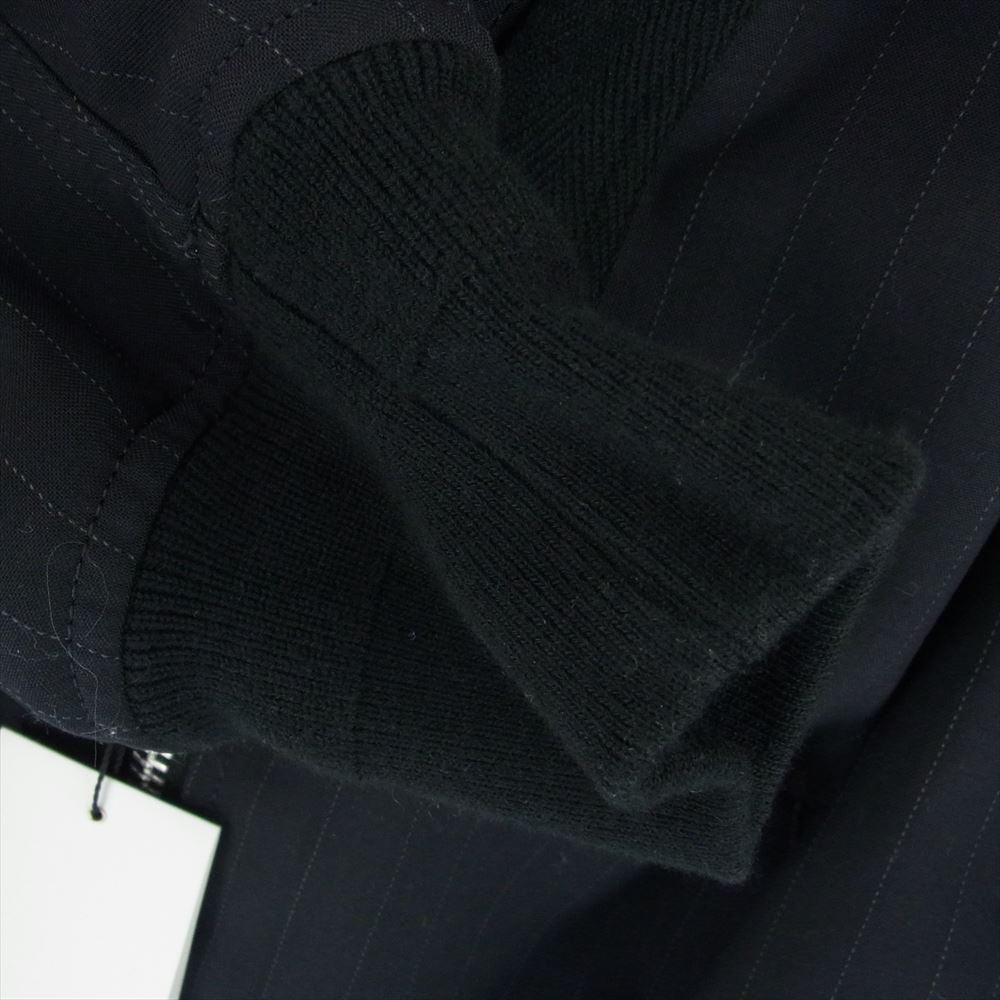 Sacai サカイ 24SS  24-03339M Chalk Stripe Blouson チョークストライプ ピンストライプ ジップアップ ブルゾン ダークネイビー系 2【美品】【中古】