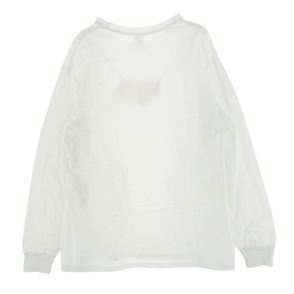 Supreme シュプリーム 20AW  Box Logo L S Tee ボックスロゴ 長袖 Tシャツ カットソー ホワイト系 L【中古】