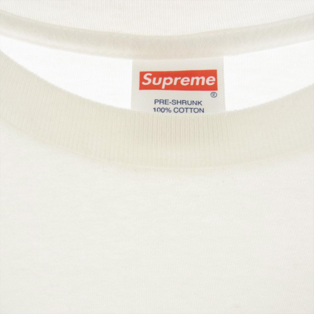 Supreme シュプリーム 20AW  Box Logo L S Tee ボックスロゴ 長袖 Tシャツ カットソー ホワイト系 L【中古】