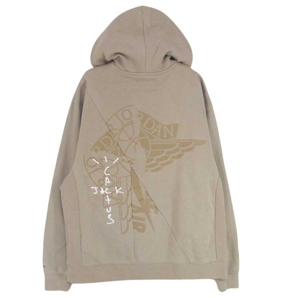NIKE ナイキ Jordan ジョーダン × Travis Scott Pullover Parker トラヴィス スコット プルオーバー パーカー ブラウン系 XXL【中古】
