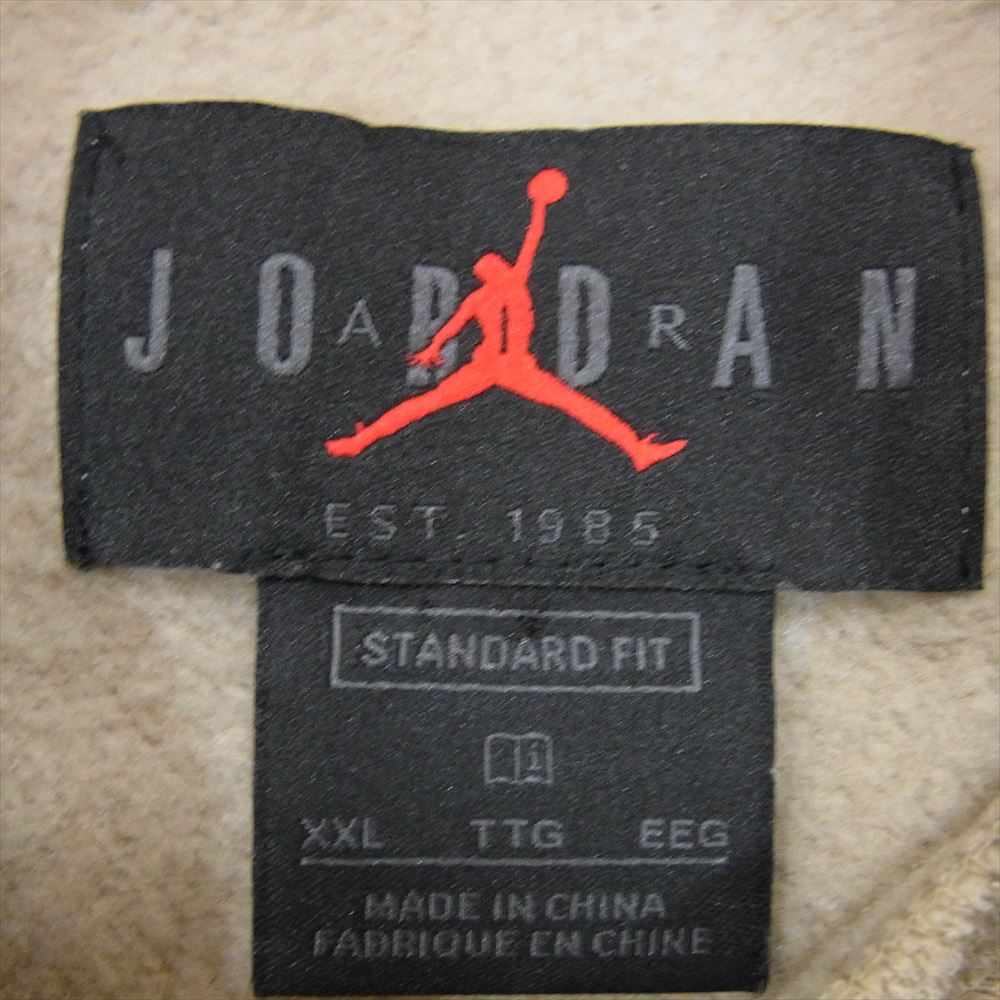 NIKE ナイキ Jordan ジョーダン × Travis Scott Pullover Parker トラヴィス スコット プルオーバー パーカー ブラウン系 XXL【中古】