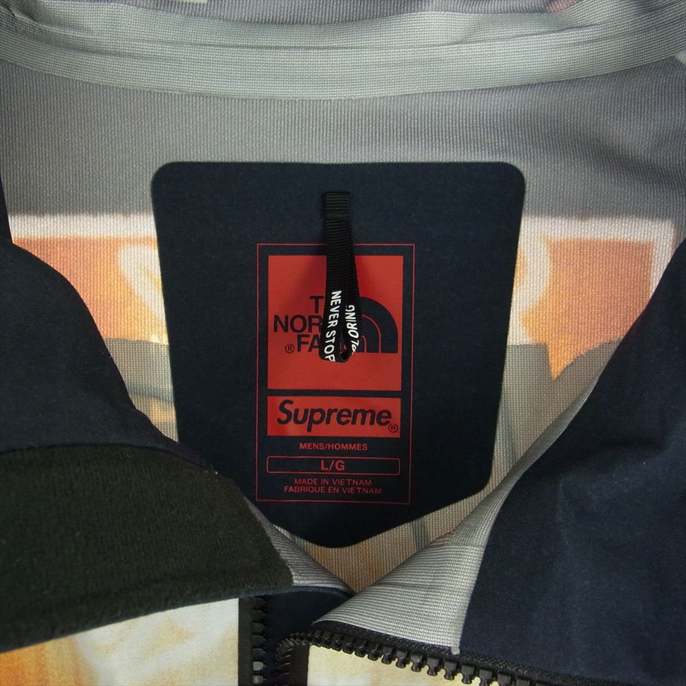 Supreme シュプリーム 22SS × THE NORTH FACE Taped Seam Shell Jacket Times Square ノースフェイス テープ シーム シェル ジャケット タイムズ スクエア マルチカラー系 L【中古】