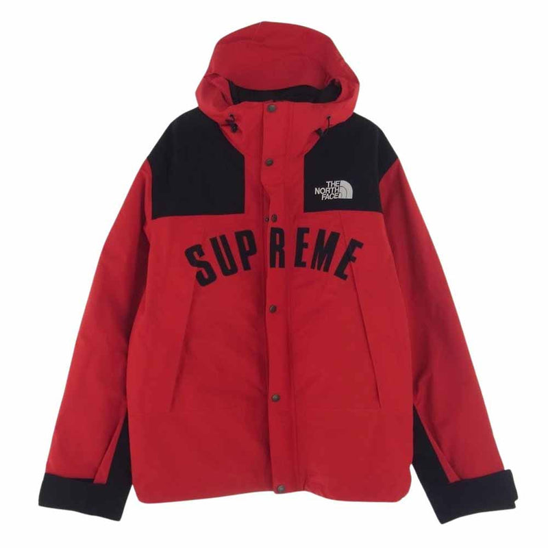 Supreme シュプリーム 19SS × THE NORTH FACE Arc Logo Mountain Parka ノース フェイス アーチ ロゴ マウンテン パーカー ジャケット レッド系 XL【中古】