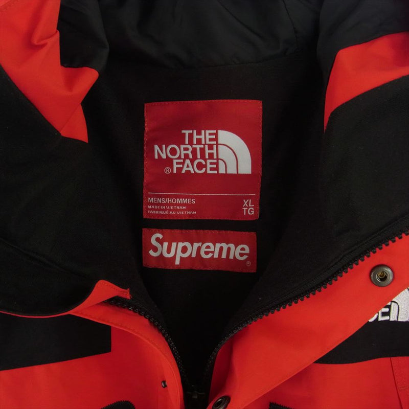 Supreme シュプリーム 19SS × THE NORTH FACE Arc Logo Mountain Parka ノース フェイス アーチ ロゴ マウンテン パーカー ジャケット レッド系 XL【中古】