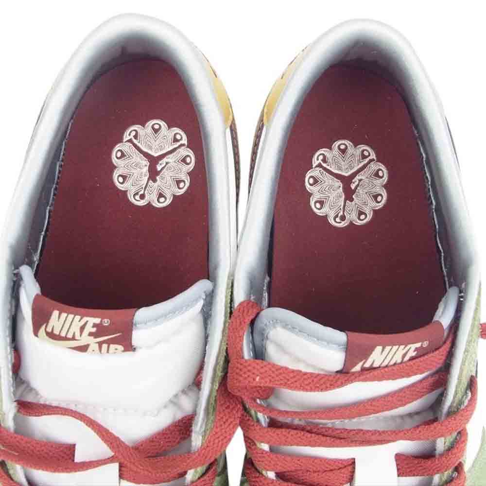 NIKE ナイキ FN3727-100 Air Jordan 1 Low OG Chinese New Year Year of the Dragon エアジョーダン1 ロー OG チャイニーズニューイヤー イヤーオブザドラゴン ローカット スニーカー ホワイト系 グリーン系 29.5cm【新古品】【未使用】【中古】