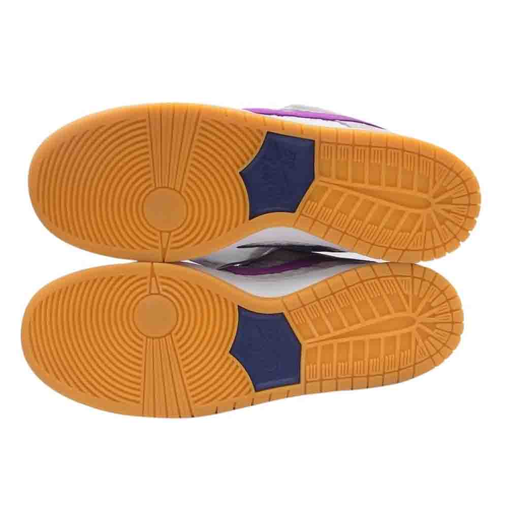 NIKE ナイキ FZ5251-001 × Rayssa Leal ライッサ レアウ SB Dunk Low ダンクロー PRM Pure Platinum and Vivid Purple ピュアプラチナム アンド ヴィヴィッドパープル スニーカー ホワイト系 マルチカラー系 29.5cm【新古品】【未使用】【中古】