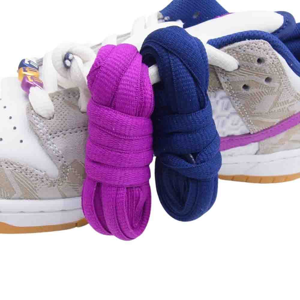 NIKE ナイキ FZ5251-001 × Rayssa Leal ライッサ レアウ SB Dunk Low ダンクロー PRM Pure Platinum and Vivid Purple ピュアプラチナム アンド ヴィヴィッドパープル スニーカー ホワイト系 マルチカラー系 29.5cm【新古品】【未使用】【中古】
