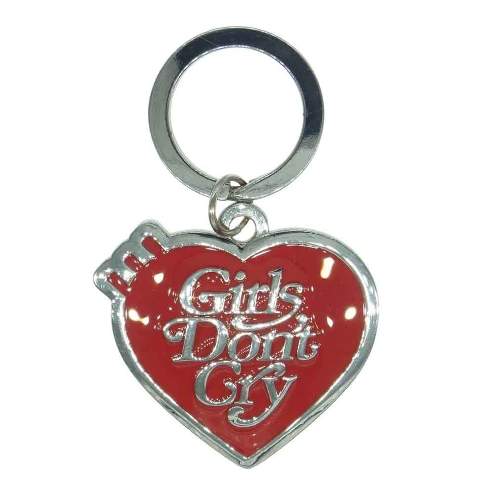 HUMAN MADE ヒューマンメイド HEART KEY CHARM ハート キーチャーム キーリング レッド シルバー系 レッド系【極上美品】【中古】