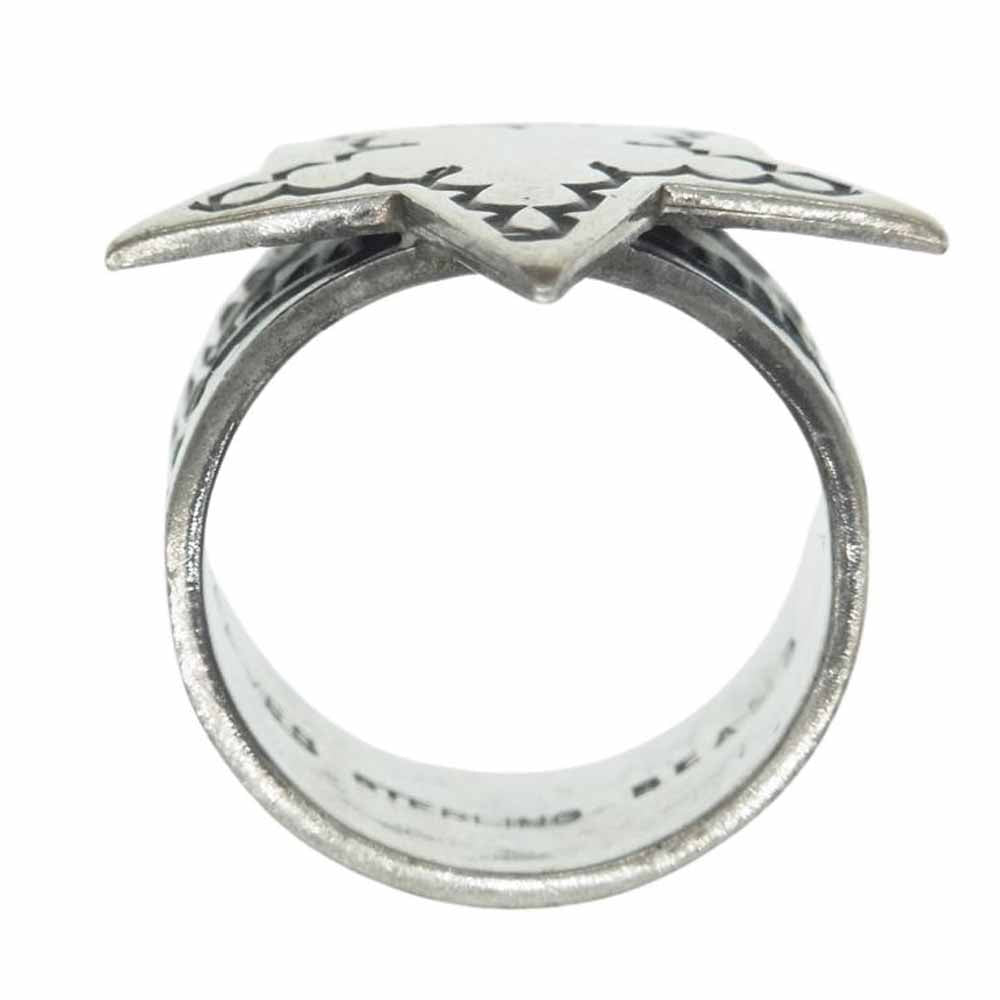 SUNSHINE REEVES サンシャインリーブス BEAMS ビームス別注 STAR RING スター スタンプワーク リング シルバー系 12号【中古】