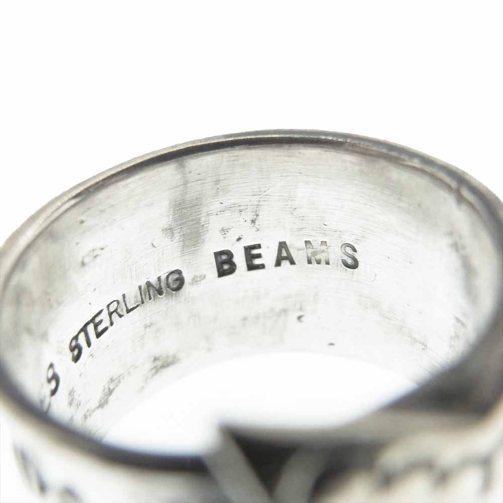 SUNSHINE REEVES サンシャインリーブス BEAMS ビームス別注 STAR RING スター スタンプワーク リング シルバー系 12号【中古】