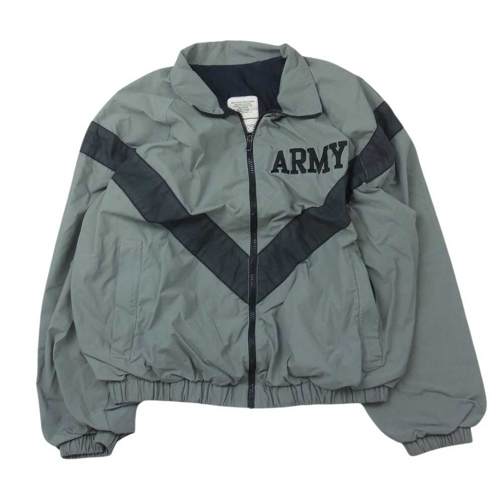 ヴィンテージ US ARMY アーミー トレーニングジャケット  リフレクター ナイロンジャケット カーキ系 S【中古】
