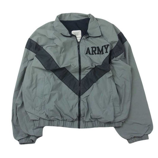 ヴィンテージ US ARMY アーミー トレーニングジャケット  リフレクター ナイロンジャケット カーキ系 S【中古】