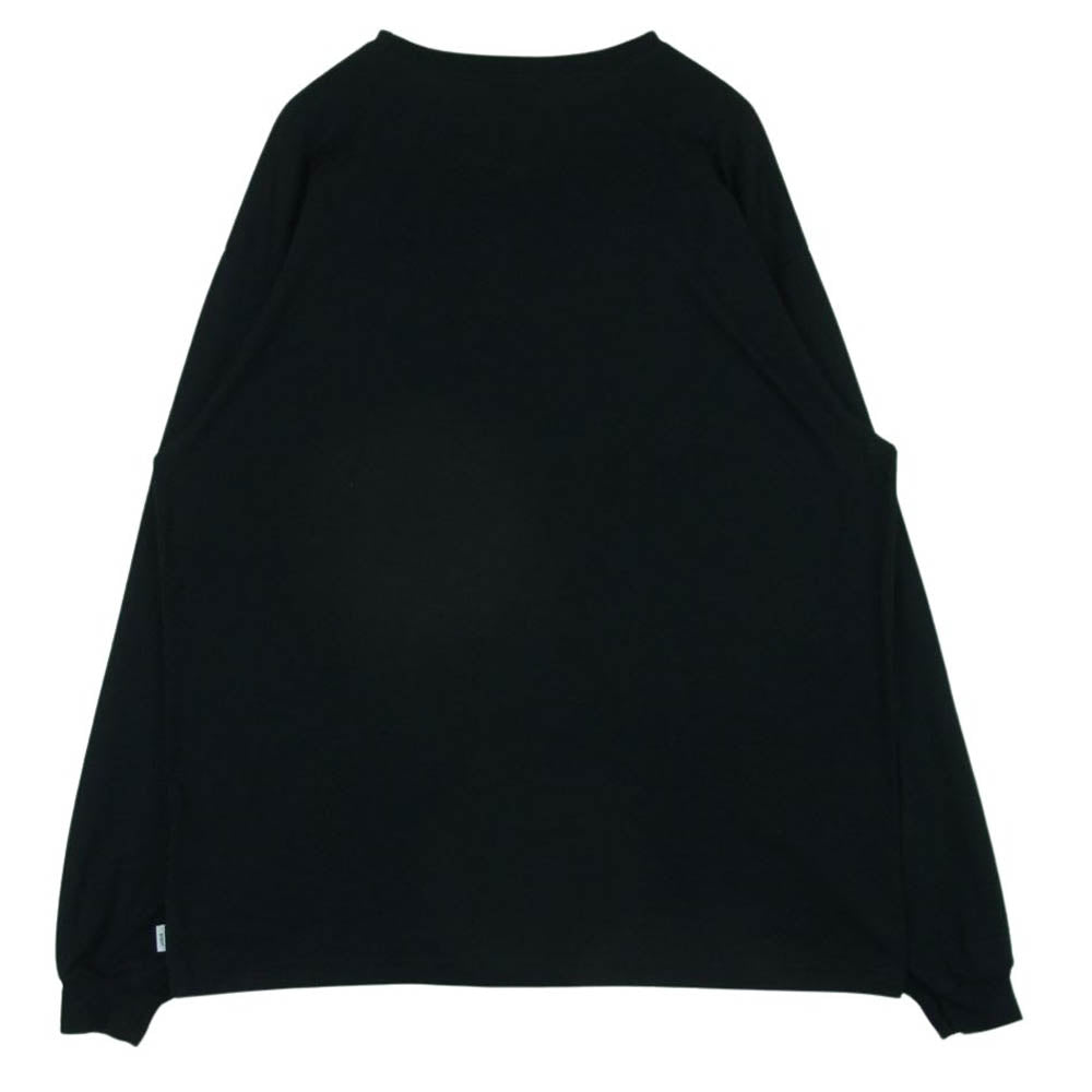WTAPS ダブルタップス 20SS 201ATDT-CSM12 HOME BASE LS TEE ホームベース ロングスリーブ 長袖 Tシャツ ロンT カットソー ブラック系 03【中古】