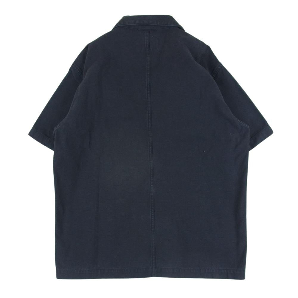 WTAPS ダブルタップス 18SS 181WVDT-SHM03 BUDS SS SHIRT 半袖 デニム ワーク シャツ ネイビー系 02【中古】