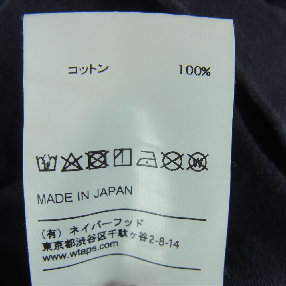 WTAPS ダブルタップス 18SS 181WVDT-SHM03 BUDS SS SHIRT 半袖 デニム ワーク シャツ ネイビー系 02【中古】