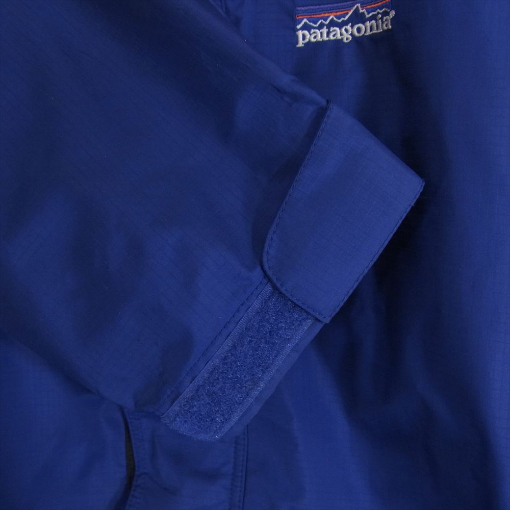 patagonia パタゴニア 01AW 83496 01年製 刺繍タグ SUPER PLUMA JACKET スーパープルマ ジャケット ナイロンジャケット ブルー系 M【中古】