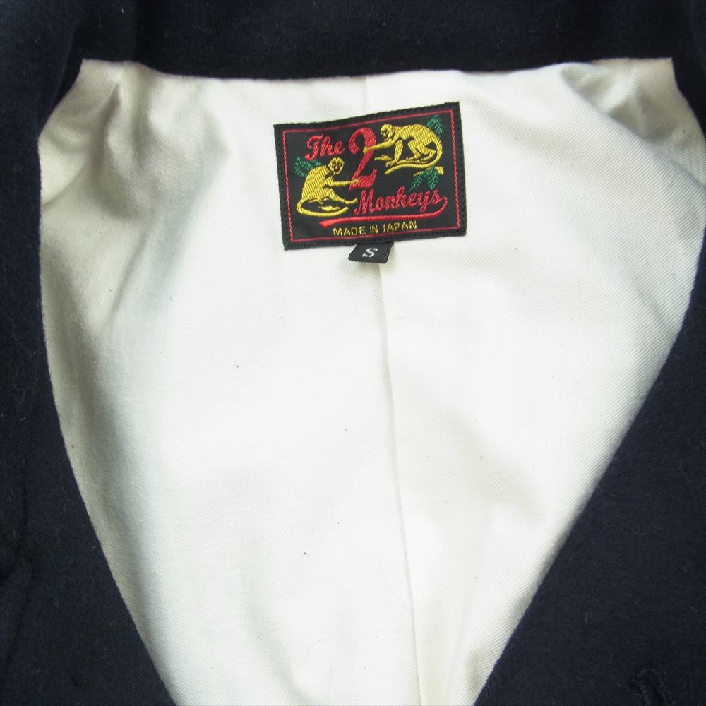 JELADO ジェラード TM83425 The 2 Monkeys Wool Atelier Coat ザ トゥーモンキーズ ウール アトリエコート ショップコート オーバーコート ダークネイビー系 S【極上美品】【中古】
