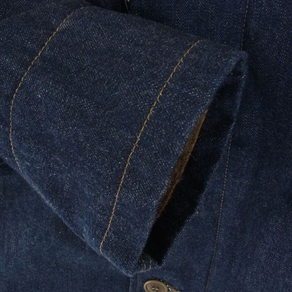 JELADO ジェラード CT83418B × COLIMBO Observer Jacket Custom Indigo USN コリンボ ロバースルースト シービーズ アルパカ ウール デニム ジャケット インディゴブルー系 40【極上美品】【中古】