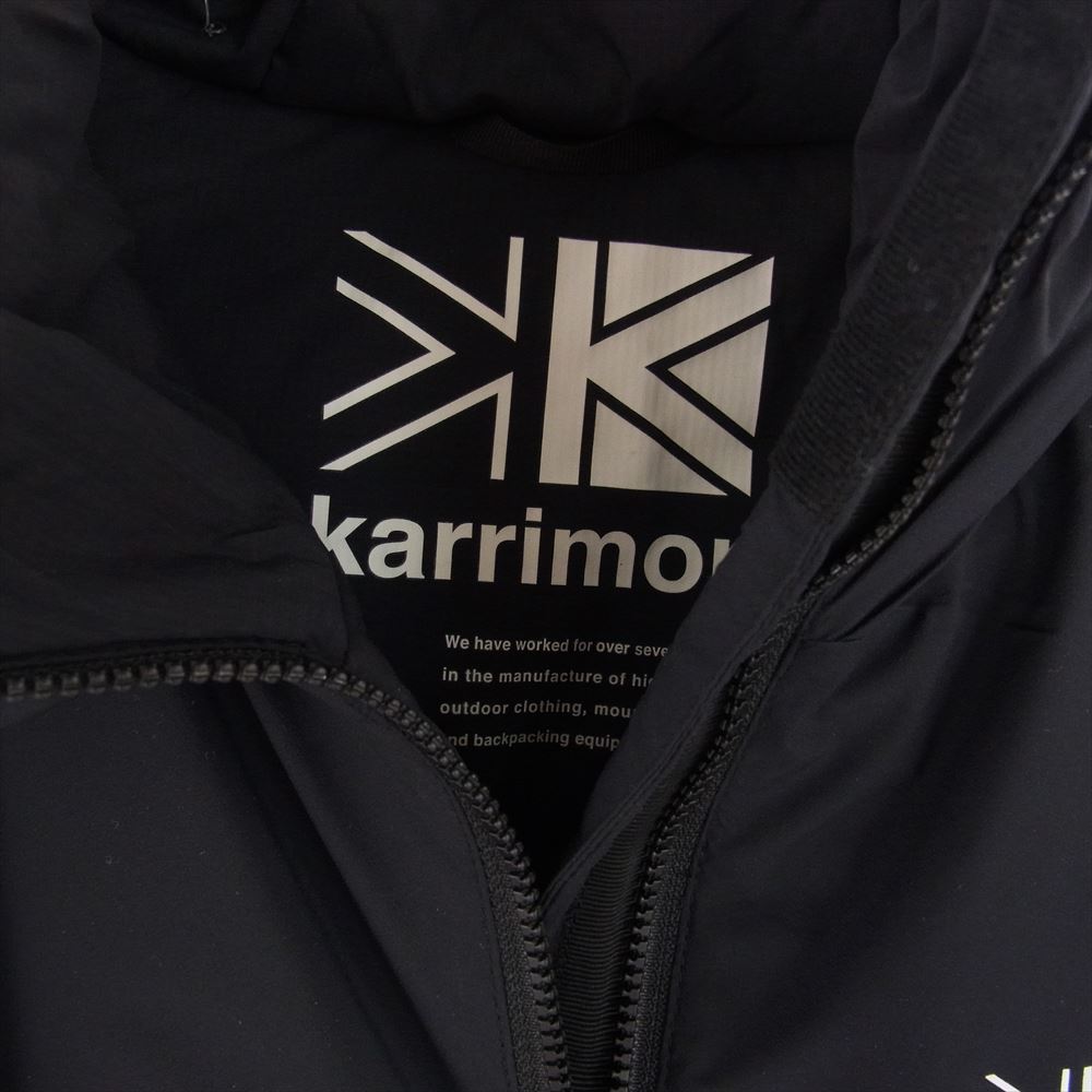 Karrimor カリマー 101504 insulation LT hoodie インサレーション LT フーディ 中綿プリマロフト ジャケット ブラック系 S【極上美品】【中古】