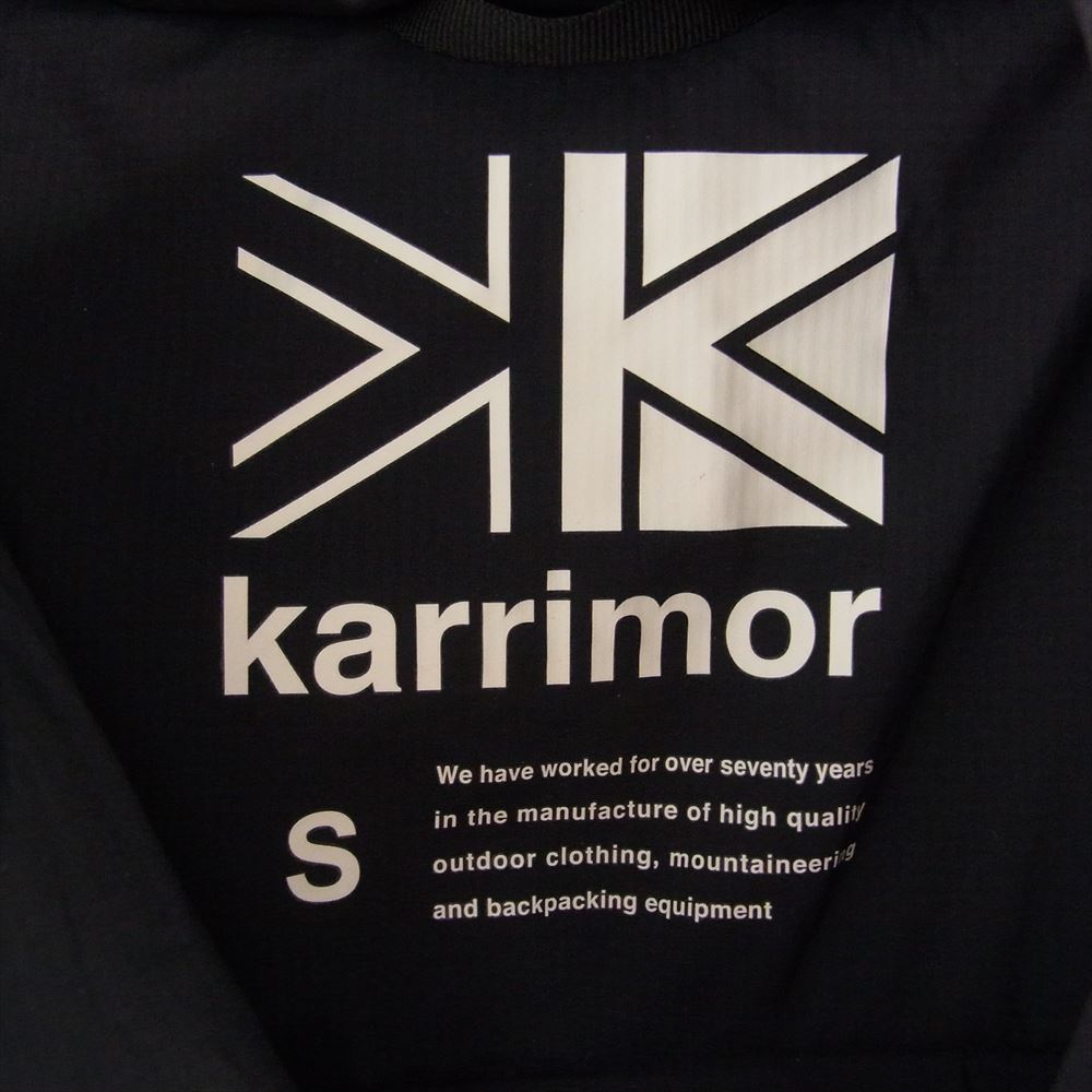 Karrimor カリマー 101504 insulation LT hoodie インサレーション LT フーディ 中綿プリマロフト ジャケット ブラック系 S【極上美品】【中古】