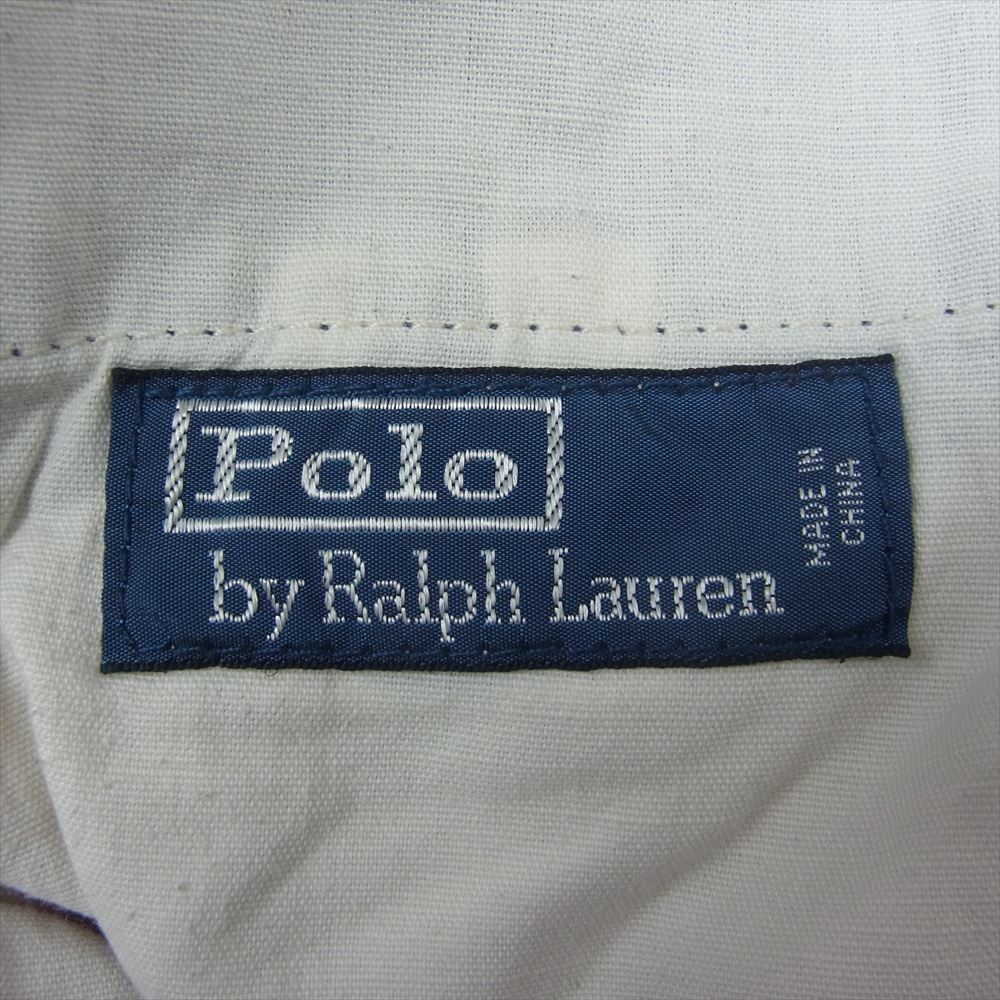 POLO RALPH LAUREN ポロ・ラルフローレン 5ポケット コットン チノ ショーツ ハーフパンツ ネイビー系【中古】