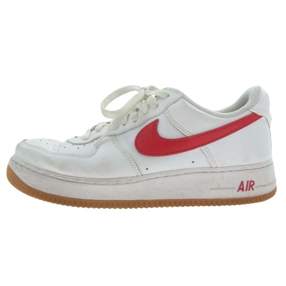 NIKE ナイキ DJ3911-102 Air Force 1 AF1 Low Color of the Month University Red エアフォースワン ロー カラー オブ ザ マンス スニーカー ホワイト系 レッド系 28cm【中古】