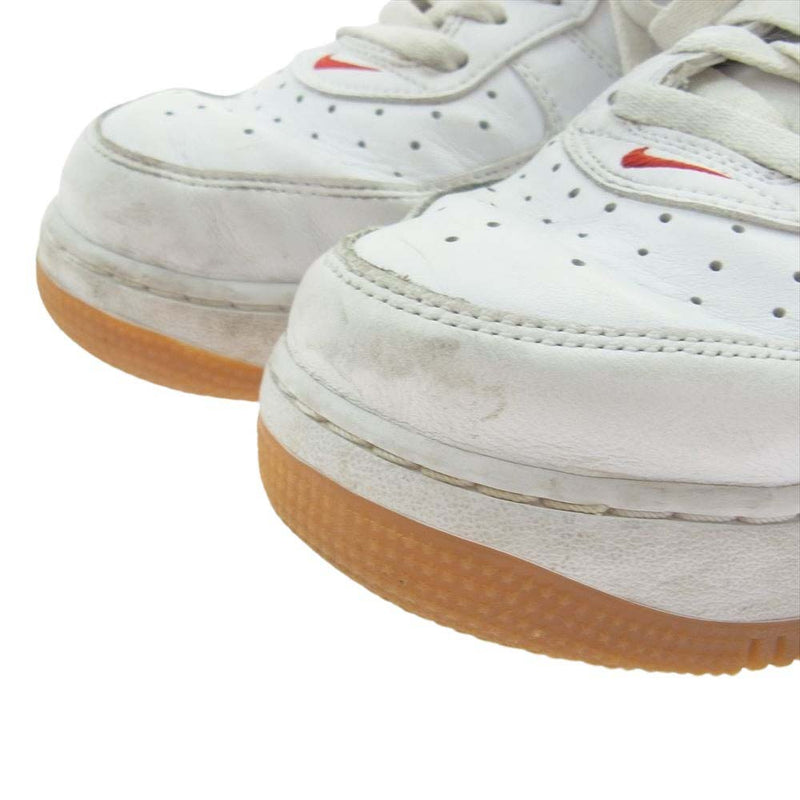 NIKE ナイキ DJ3911-102 Air Force 1 AF1 Low Color of the Month University Red エアフォースワン ロー カラー オブ ザ マンス スニーカー ホワイト系 レッド系 28cm【中古】