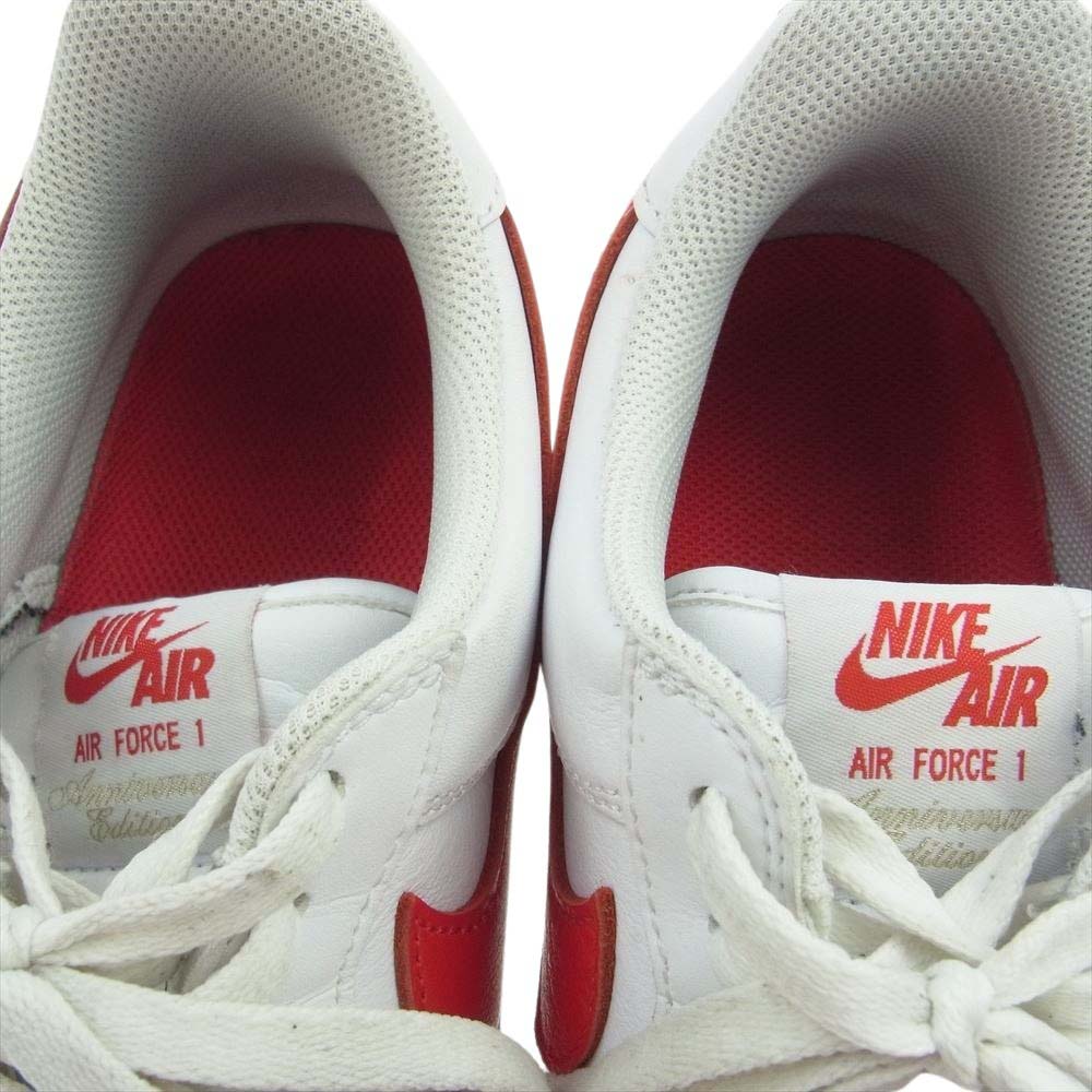 NIKE ナイキ DJ3911-102 Air Force 1 AF1 Low Color of the Month University Red エアフォースワン ロー カラー オブ ザ マンス スニーカー ホワイト系 レッド系 28cm【中古】