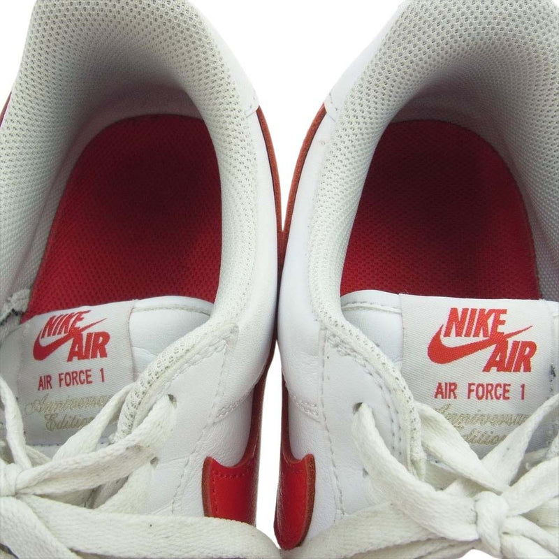 NIKE ナイキ DJ3911-102 Air Force 1 AF1 Low Color of the Month University Red エアフォースワン ロー カラー オブ ザ マンス スニーカー ホワイト系 レッド系 28cm【中古】