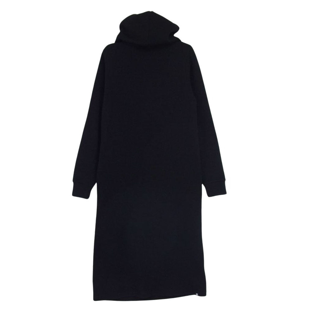 HYSTERIC GLAMOUR ヒステリックグラマー 01191CO04 HYS LIGHT ニット フード付き ワンピース ブラック系 FREE【中古】