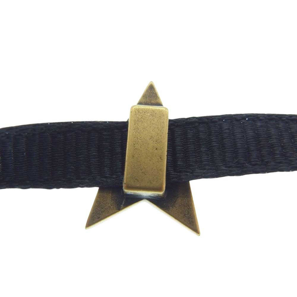 Dior ディオール CDロゴ スター チョーカー ネックレス ブラック系【中古】