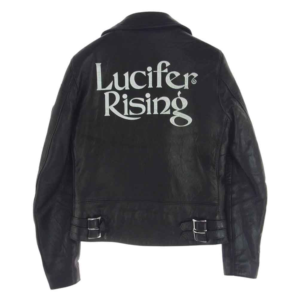 HYSTERIC GLAMOUR ヒステリックグラマー 15SS 0151LB01 × Lewis Leathers ルイスレザー LIGHTNING ライトニング レザー ライダースジャケット ブラック系 FREE【中古】