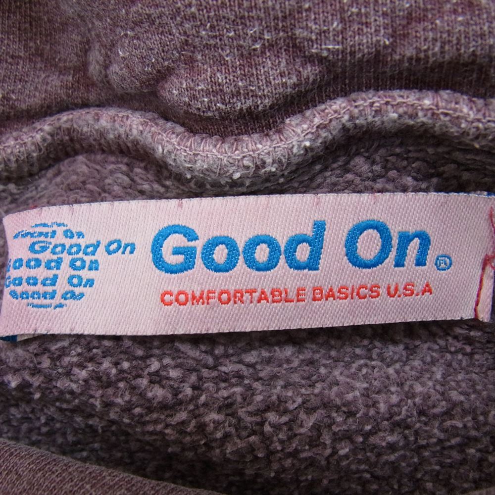 グッドオン ROLL NECK SWEAT ONE PIECE  ロールネック スウェット ワンピース 茶系 パープル系 S【中古】