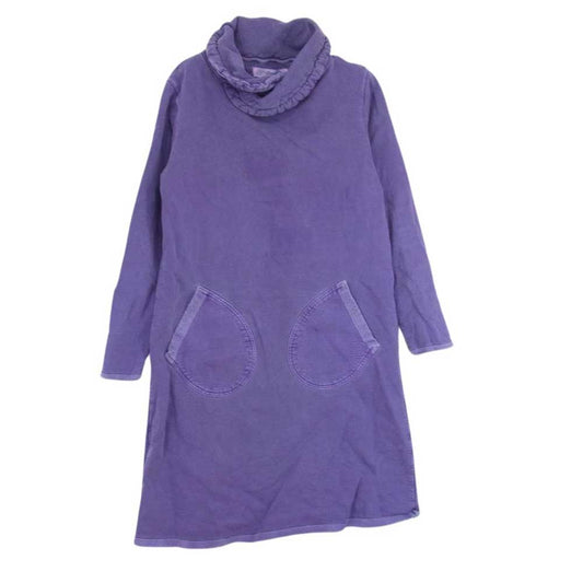 グッドオン ROLL NECK SWEAT ONE PIECE  ロールネック スウェット ワンピース パープル パープル系 S【中古】