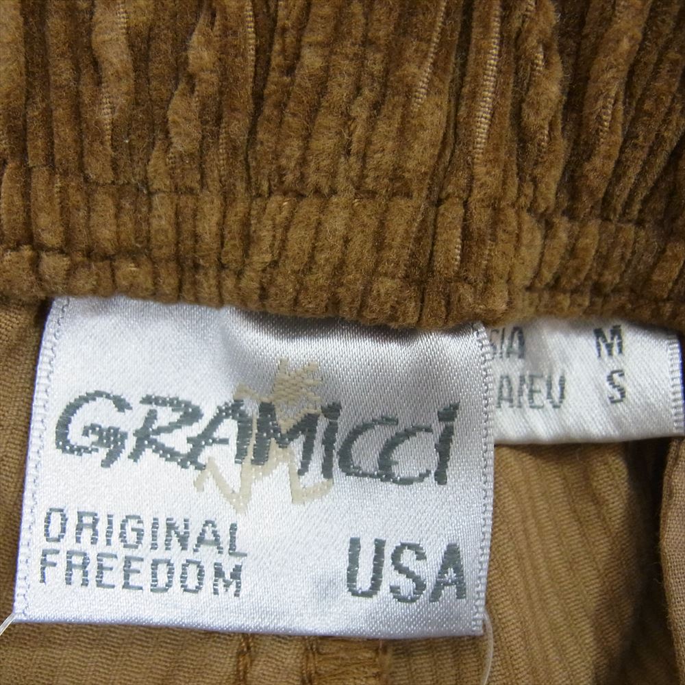 Gramicci グラミチ GLP-21F048 レディース コーデュロイ イージー パンツ ブラウン系 M【中古】