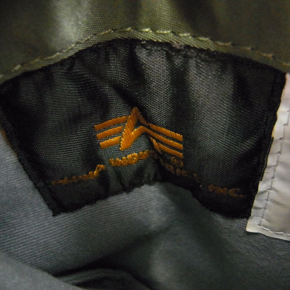 ALPHA アルファ レディース MA-1 フライト ジャケット モスグリーン系 M【中古】