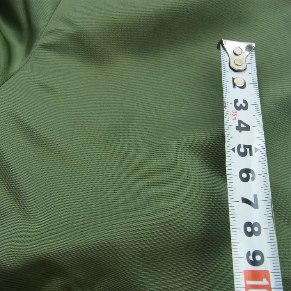 ALPHA アルファ レディース MA-1 フライト ジャケット モスグリーン系 M【中古】